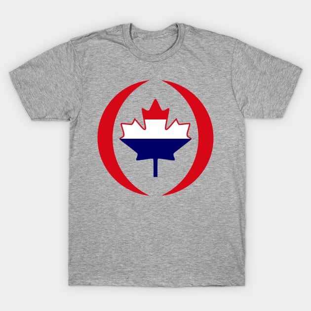 Dutch Canadian Multinational Patriot Flag Series T-Shirt by Village Values